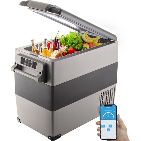 VEVOR Mini Refrigerateur Frigo Portable pour Voiture Frigo Voiture 55L,un choix parfait pour les voyages, les pique-niques et le camping