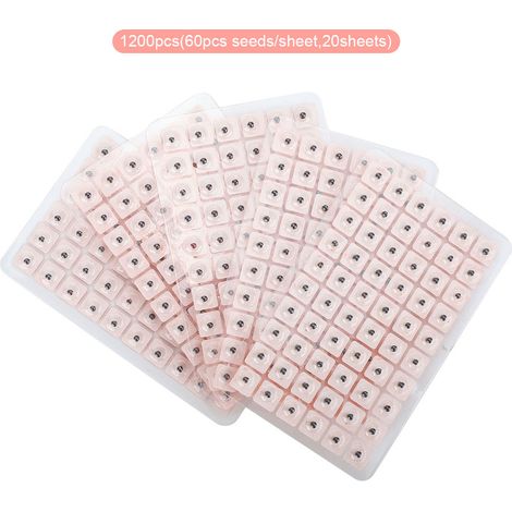 1200 Autocollants d'Acupression Auriculaire pour Soins des Oreilles et Relaxation (1/5)