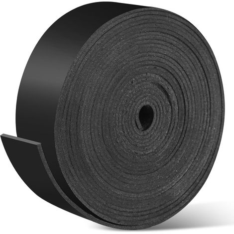 Bande Caoutchouc Néoprène 1,5mm x 25mm x 3m, Joint Caoutchouc en Rouleau (1/5)