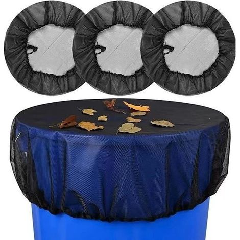 Lot de 4 filets de protection pour collecteur d'eau de pluie – diamètre 60 cm (1/5)