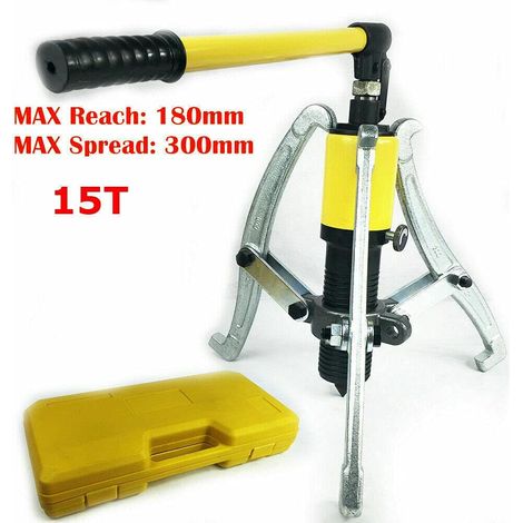 Estrattore idraulico 15 tonnellate di potenza idraulica strumento estrattore mozzo ruota set estrattore cuscinetto estrattore set attrezzi (300 mm)