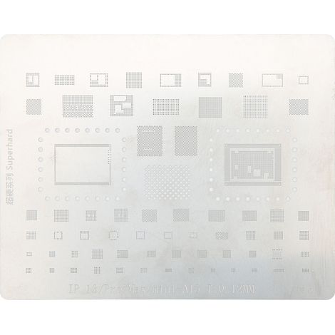 Écran de modèle de retouche de pochoir de reballage de CPU BGA de téléphone pour IPhone 11 Pro Max (1/5)