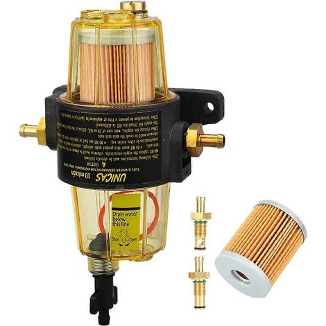 UF-10K Kraftstofffilter, Wasser-Kraftstoff-Abscheider mit Filterelementen, Kraftstofffiltereinheit für Außenbordmotoren (1/5)