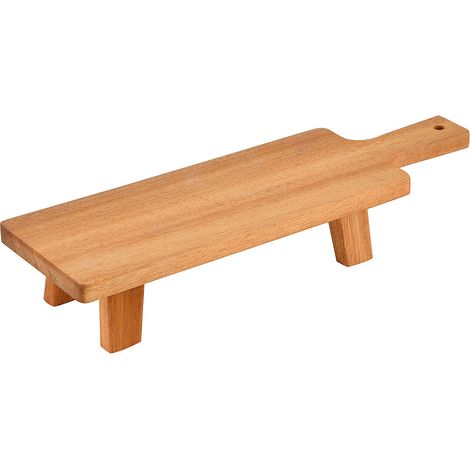 Tabla de servir de madera acacia Natur, medidas 38x11x7cm  San Ignacio SG-4486 (1/4)