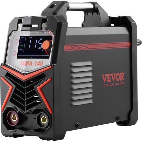 Poste à souder MMA 4 en 1 (140 A) : soudage à l’électrode enrobée, soudage MMA pulsé CC, soudage TIG pulsé CC et soudage TIG avec amorçage par contact. Affichage LED, commande synergique, variateur de (1/5)