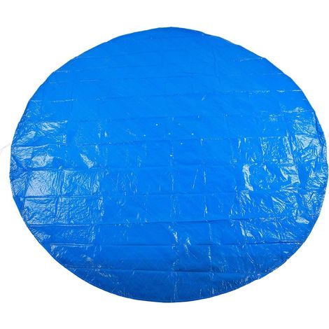 Tapis de Sol de Piscine, Forme Ronde PE Etanche la Pluie Etanche la poussire Couverture de Piscine Accessoires de Tissu de Protection pour piscines Bleu(210cm) (1/5)