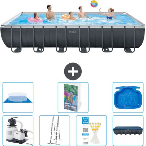 Intex Piscina Ultra XTR Rettangolare - 732x366x132 cm - 8-pezzi S662 (1/3)
