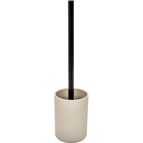 Brosse WC Design "Abraham" 39cm Beige