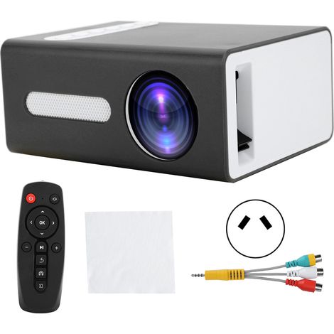 Filiyano – Projecteur domestique AV portable LED Mini CrossBorder avec télécommande (Noir Prise) (1/5)