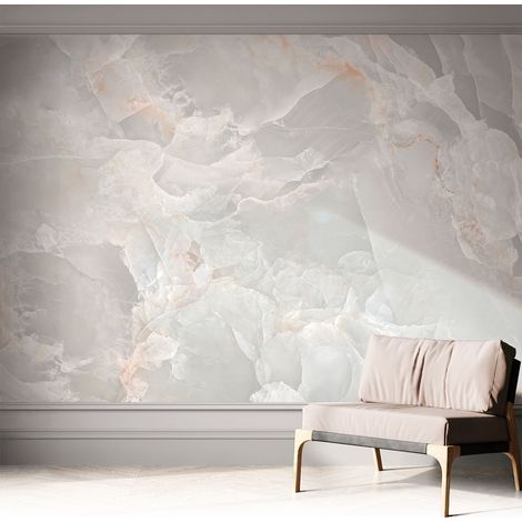 Fototapete Selbstklebend - Wanddekoration - Wandfolie - 3D Tapete Wand - Wohnungsdeko Marmorstruktur 312x219 cm (1/5)