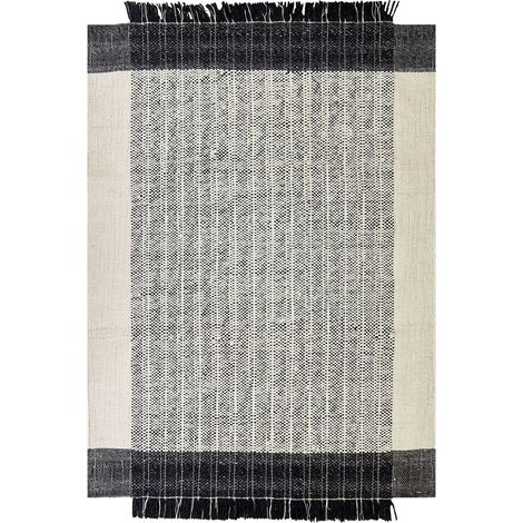 Rug KETENLI White 160 x 230 cm Wool (1/5)