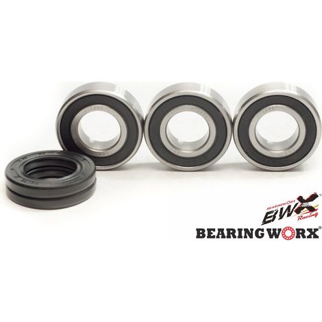Rodamientos de rueda trasera Bearing Worx con sellos para Kawasaki KX 125/250 97-02 (25-1224) (1/3)