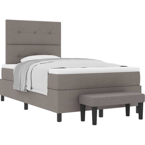 Maison Exclusive - Letto a molle con testiera Talpa 120 x 200 cm Tessuto (1/5)
