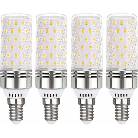 Ampoule E14 LED 12W Blanc Froid 6000K, 1450LM, Équivalent Halogène E14 100W, 360° Lumiere, AC 220V, Ampoule E14 LED pour Éclairage Intérieur, non-dimmable, lot de 4 (1/4)