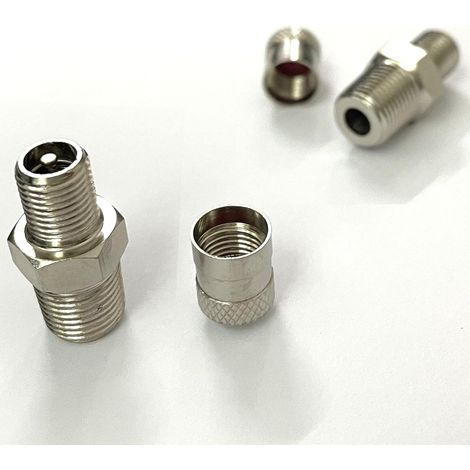 Lot de 2 valves de réservoir 1/8" BSP, BSPT, Schrader Tank Valve de 25 mm,Roue Compresseur d'air 500 PSI 35 bar