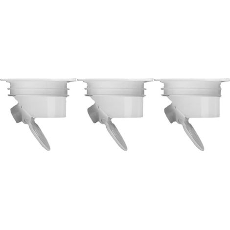 Lot de 3 bouchons anti-refoulement déodorants pour siphons de sol et filtres d'égout, accessoires de salle de bain