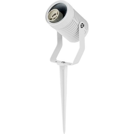 Spot sur Piquet LED Extérieur Pour Ampoule LED GU10 IP65 Blanc V-TAC VT-44005 (1/4)