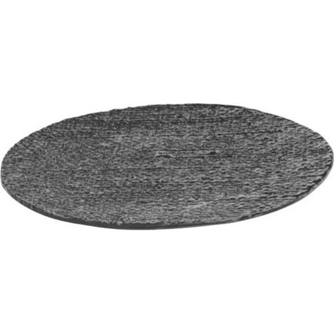 Fade Yuta piatto sagomato 21,5 x 21 cm Nero in porcellana