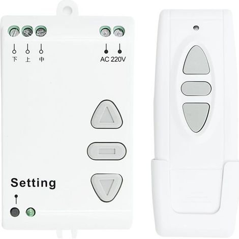 Bardusch - Commutateur de télécommande sans Fil, contrLeur d'écran de Projection pour écrans électriques, Rideaux (1/5)