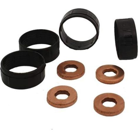 Kit Joints Injecteur -PAR 4- Pour Psa 1.4 Hdi Montage Siemens
