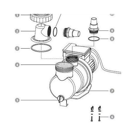 Joint mécanique de remplacement pour pompe à sable SPS compatible SPS100 SPS75 SPS50 SPS25