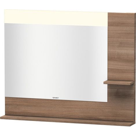 Espejo Vero Duravit con estantes en la parte derecha e inferior, 7322, 1000mm, Color (frente/cuerpo): Cerezo del Tesino - VE732207373