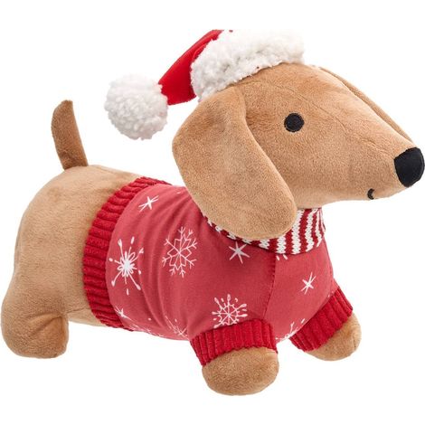 PELUCHE CHIEN NOEL RGE VERT - Atmosphera créateur d'intérieur (1/5)