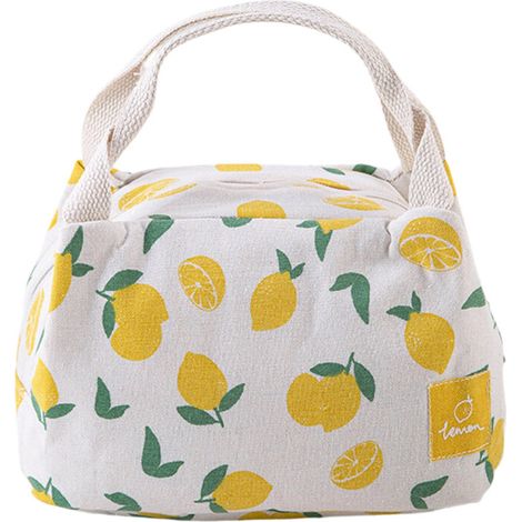Borsa per il pranzo per studenti/impiegati - Giallo limone