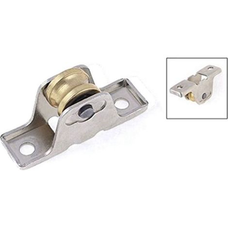 Poulie De Fenetre - Diametre 16 Mm - Pour Volets Roulants - Argent Et Or - Lot De 5 (1/4)