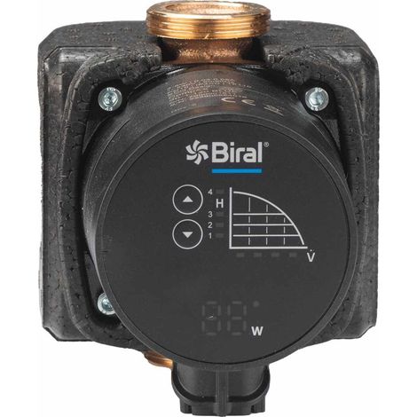 Biral Trinkwasser-Umwälzpumpe CompAX 20-1 120 BLUE mit Wärmedämmschale