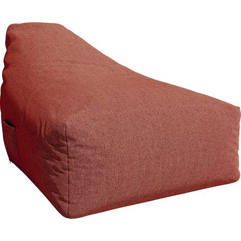 Pouf pera da giardino in Tessuto Terracotta  - KURUBI di MYLIA