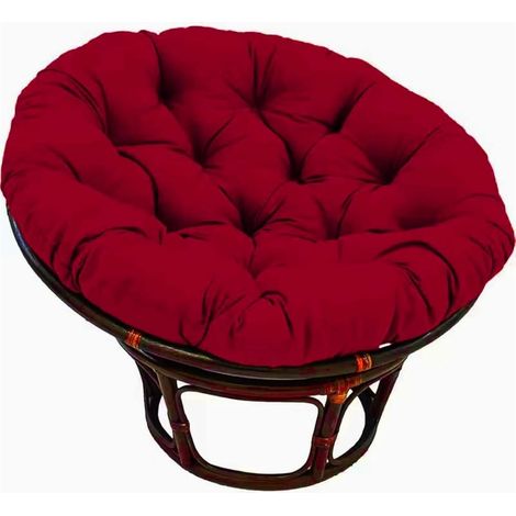 Papasan Coussins de Chaise Ronds, Coussin Épais pour Chaise Suspendue, Épais Coussin Fauteuil Papasan, pour Jardin ExtéRieur, Balcon Et Salon,C,40 40cm (1/5)