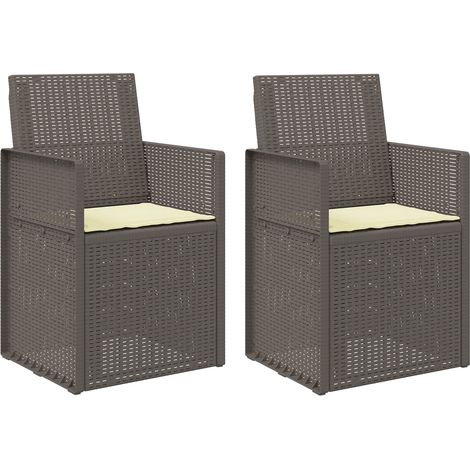 Sillas de comedor de jardín PP vidaXL (1/5)