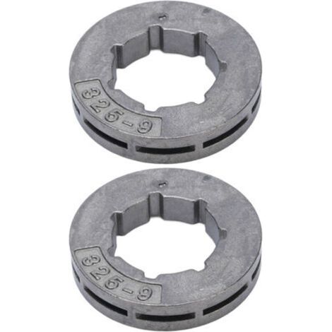 2 Pièces Kit Chaîne 9 Dents pour Tondeuse à Gazon Compatible Husqvarna Jonsered Stihl - (1/5)