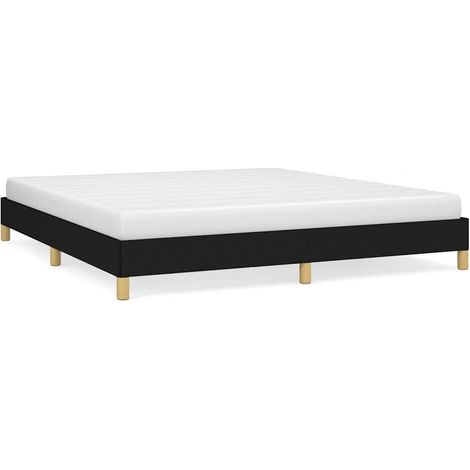 Maison Exclusive - Giroletto senza Materasso Nero 180x200 cm in Tessuto (1/5)