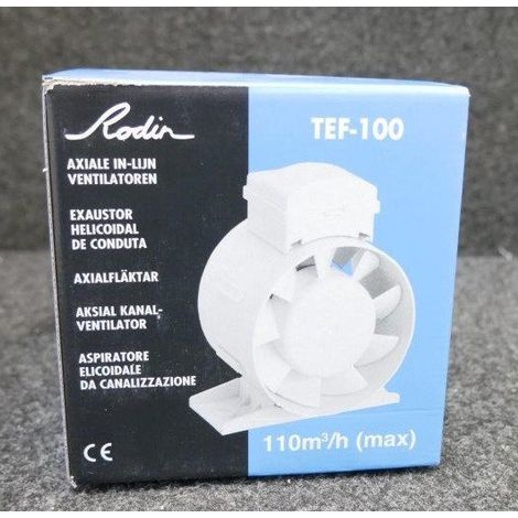 Ventilateur de tuyaux Type TEF-100 Montage pour tuyaux NW100 (1/4)