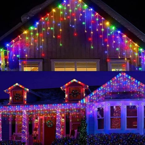 Guirlande lumineuse multicolore - 4m - 8 modes de clignotement (1/4)