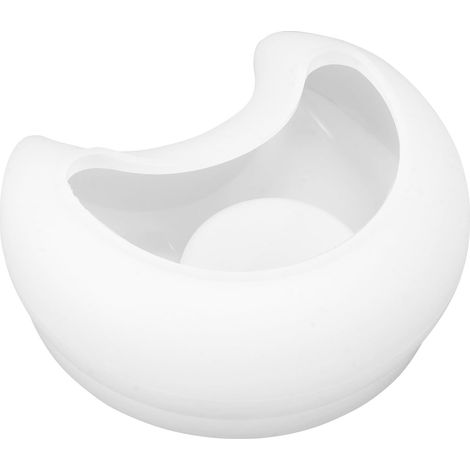Moule en Silicone Blanc Facile à Nettoyer pour Fabrication de Bougeoirs de Lune pour Créations DIY Artisanales et Décoration Originale (1/5)