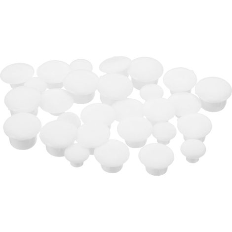 200 Bouchons de trous meubles en plastique capuchons vis ronds (1/5)