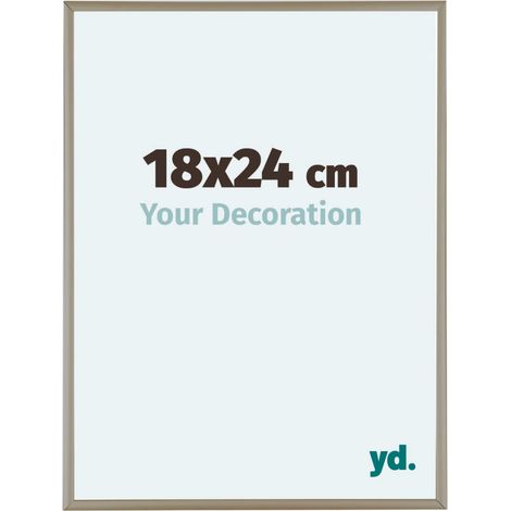 yd. - Cadre photo 18x24 - Champagne - Aluminium - Kent