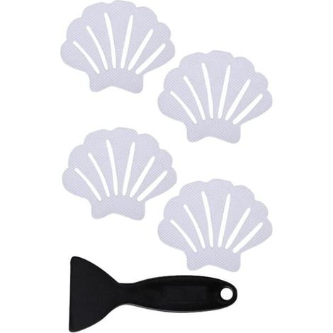 Lot de 24 Autocollants antidérapants pour Baignoire, Baignoire, Douche Blanc (1/5)