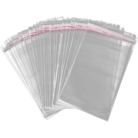 200 sachets auto-adhésifs, mesurant chacun 8x12 cm. (1/5)