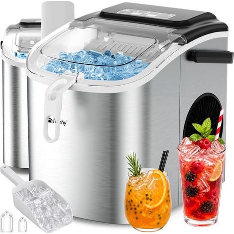 Silver ice maker 12l capacity 12kgday output 227458844 (1/5)