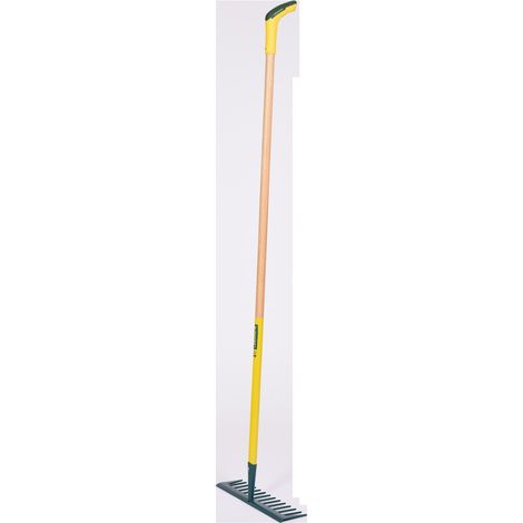 Râteau Batipro 14 dents droites manche bois 150 cm certifié PEFC 100% + poignée ergonomique