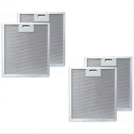 Filtre à graisse en aluminium pour hotte aspirante - Grille d'aspiration métallique pour extracteur de cuisine, pièce de rechange pour hotte. (1/5)