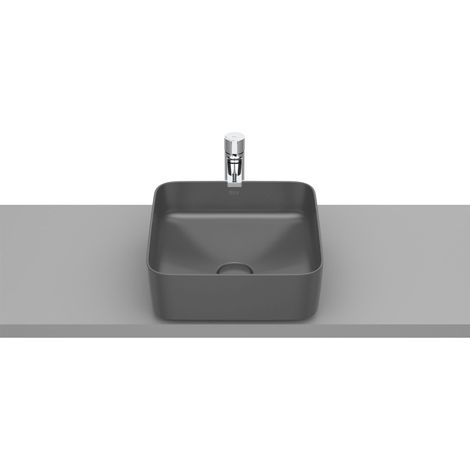 FINECERAMIC® SQUARE INSPIRA lavabo à poser - ROCA Couleur : Onyx (1/4)