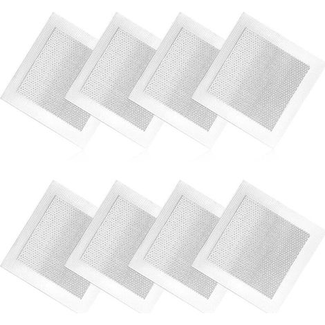 8 Stück Wandreparatur-Flicken, selbstklebende Bildschirmflicken für Gipskartonplatten für Trockenbau (10 x 10cm) (1/5)