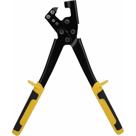 15-273 Crimping Pliers for 0.6 mm Profiles - Made in France - Permanent Crimping of U-Shaped Metal Frames - Comfortable Handle - One-Hand Operation - Robust Steel - LIAIKI