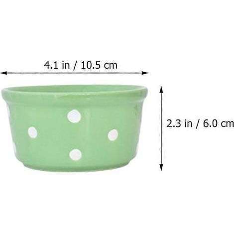 Bols à dessert ronds en céramique créative, en céramique de qualité supérieure (lot de 4). (1/4)