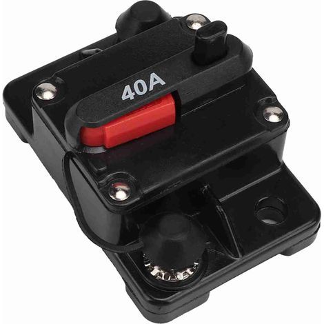 40-A-Kfz-Schutzschalter mit Rückstellfunktion zum Schutz des 12-V-Autoradiosystems (1/5)